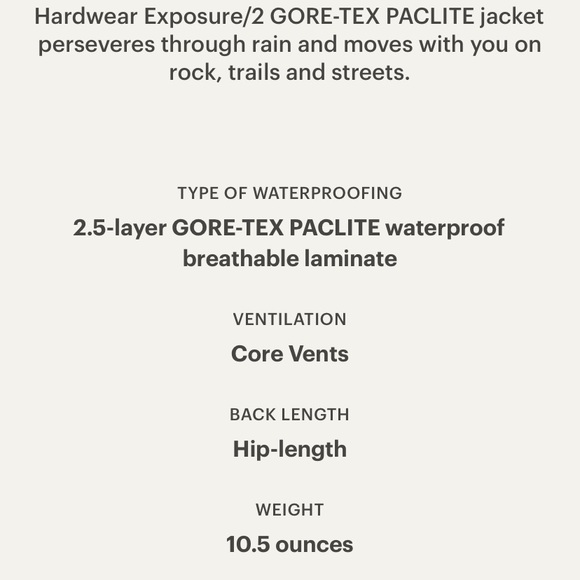 Mountain Hardwear Women's Paclite Goretex Rain Shell Jacket Sz M NWOT Hood - Picture 13 of 13